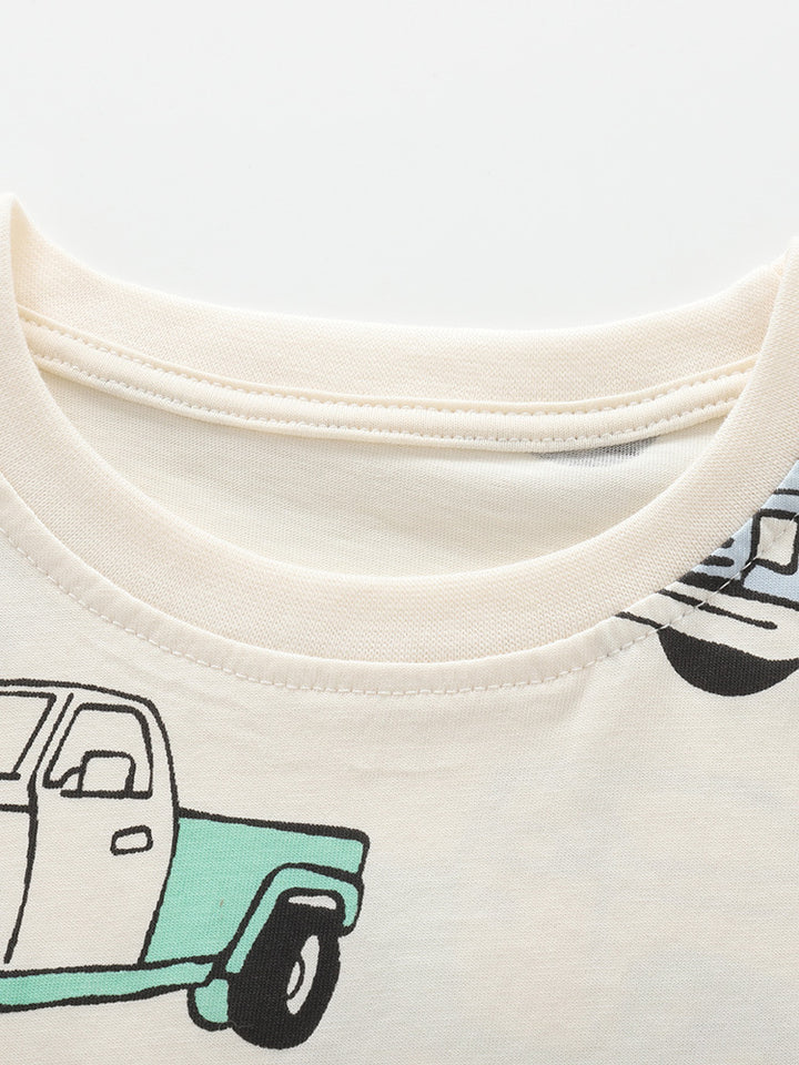Boys’ Pickup Truck Cotton Pajama Set