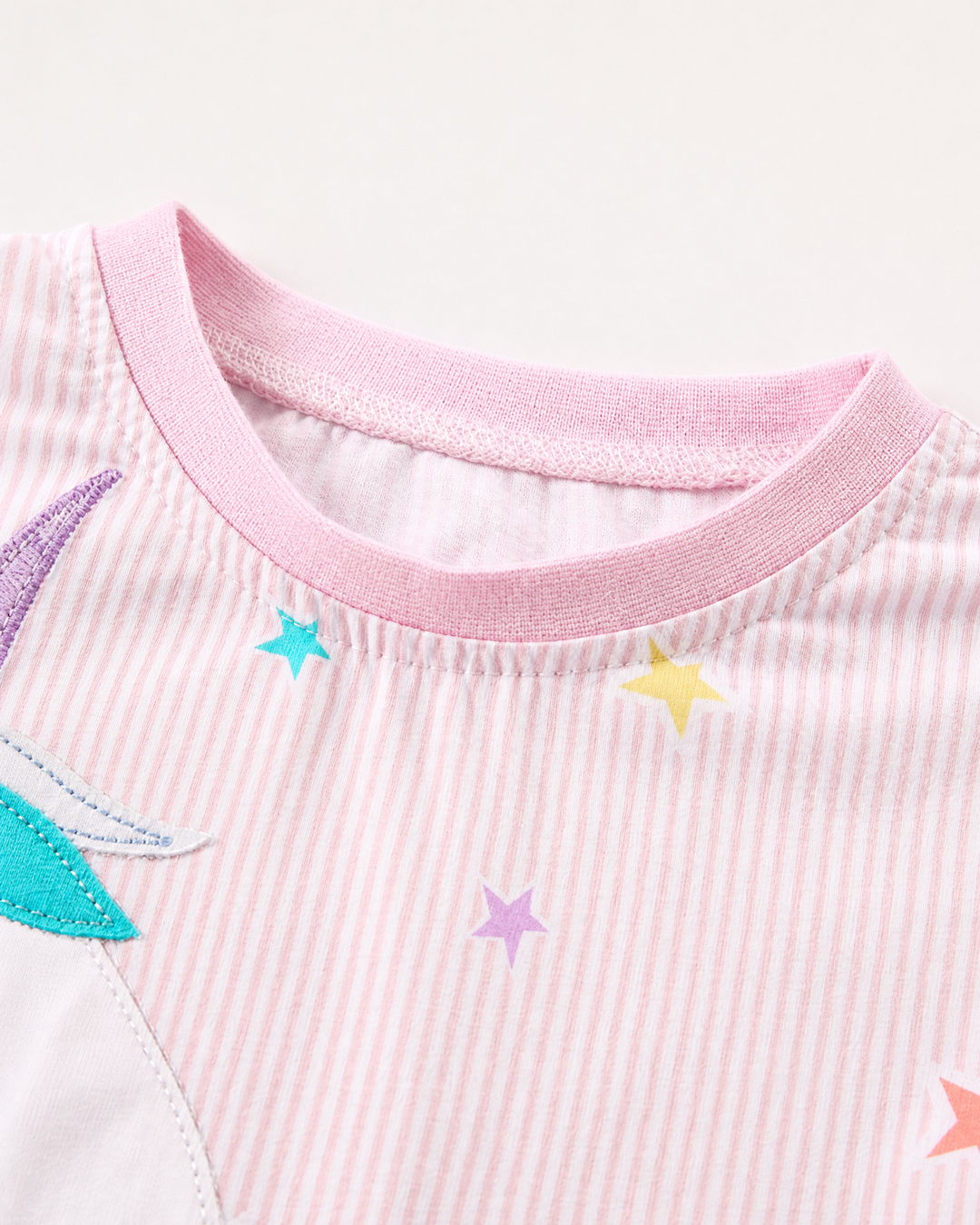 Girls’ Unicorn Cotton-Blend Pajama Set